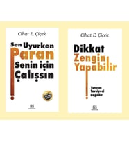 Cihat E. Çiçek Dikkat Zengin Yapabilir + Sen Uyurken Paran Senin İçin Çalışsın (2 Kitap)