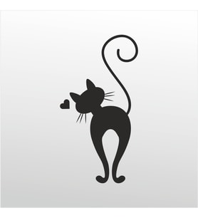 Folyo Sticker Kedi 200cm Uzunluk (Karışık)