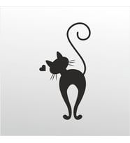 Folyo Sticker Kedi 200cm Uzunluk (Karışık)