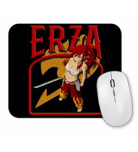 Fairy Tail Erza Scarlet Ready to Fight Mouse Pad