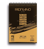 Fabriano Sketch Spiralli Çizim Defteri 90g A4 120 Yaprak