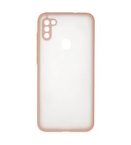 Samsung Galaxy A11 Kılıf Montreal Silikon Kapak - Pembe
