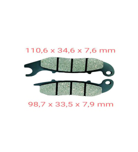 Atv Ön Fren Disk Balata Fa375 166