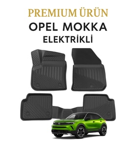 Opel Mokka Elektrikli Uyumlu 3D Oto Paspas Premium