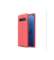 Samsung Galaxy S10 Uyumlu Kılıf Zore Niss Silikon Kapak (Kırmızı)
