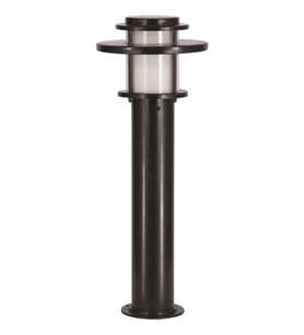 AVONNI BSU-68147-BSY-B Siyah Boyalı Dış Mekan Aydınlatma E27 Aluminyum Polikarbon Cam 25cm