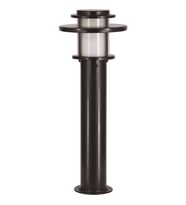 AVONNI BSU-68147-BSY-B Siyah Boyalı Dış Mekan Aydınlatma E27 Aluminyum Polikarbon Cam 25cm