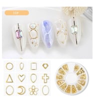 Metal Nail Art Tırnak süsü (F693-11)