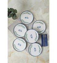 Daphne Nordic Pasta Tabağı 22 Cm 6'lı Set Şık ve Zarif Tasarım