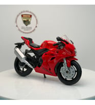 Suzuki GSX-R1000 - 1:18 Ölçek (12cm) Kutulu Diecast Model (Kırmızı)