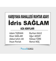 Muhtar, Oy Pusulası, 10.000 Adet