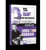 2026 Meb Ags ÖABT Beden Eğitimi Psikososyal Dersler Tamamı PDF Çözümlü Soru Bankası Dizgi Kitap