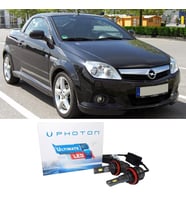 Opel Tigra Twintop Led Xenon Uzun Far Ampulü H1 Ultimate 9500 Lumens Yeni Seri Beyaz