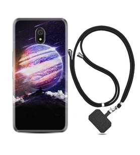 Xiaomi Redmi 8A 8 Pro 9C 9T 10C 11T Pro Kılıf Boyun Askılı Silikon Super Planet 1797