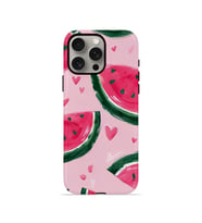 iPhone 15 Pro Vorian Çift Katmanlı MagSafe Kılıf Watermelon Hearts
