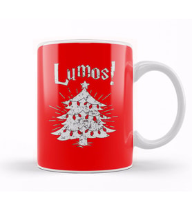 Lumos christmas Harry Potter Style 01 Kupa Bardak Porselen