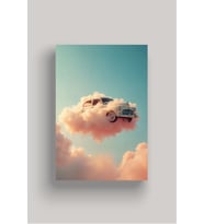 Nostaljik Klasik Otomobil Poster Modelleri - Klasik Seri 4 (Model 2)