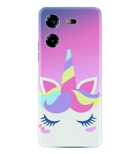 Tecno Pova 5 Kılıf Silikon Desen Özel Seri Sweety Unicorn 1737