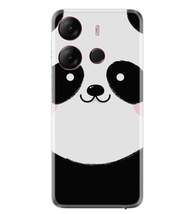 Infınıx Spark Go 2023 Kılıf Silikon Desen Özel Seri Sevimli Panda 1794