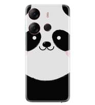 Infınıx Spark Go 2023 Kılıf Silikon Desen Özel Seri Sevimli Panda 1794