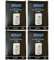 Sekma Doğal Gaz (Metan) Alarm Dedektörü S-092 (4 Adet)