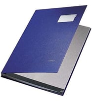 Leitz İmza Dosyası Pp 10 Bölmeli, Mavi