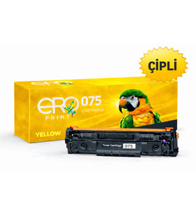 Canon CRG-075Y Çipli Muadil Toner