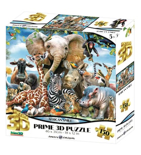 Prime 3D - Afrika Smile 150 Parça Puzzle 10873