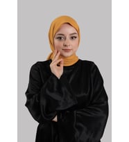 Gold Düz Klasik Eşarp İtalyan Dikişli Pamuk Caz Sade 202210_03