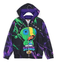 Kapüşonlu Brawl Stars Leon Baskılı Erkek Çocuk Sweatshirt