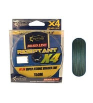 Captain Resistant PE 4 Kat İp Misina 150mt 0,12mm Yeşil