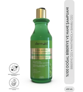 Dermokil %100 Doğal Biberiye Saç Güçlendirici Şampuan 400 ml