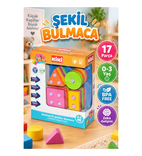 AE-1410 KİKİ GEOMETRİK ŞEKİLLER BULMACA