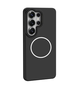 Galaxy S26 Ultra Kılıf M-Safe Şarj Özellikli Metal Kamera Çerçeveli Sanremo Silikon Kılıf