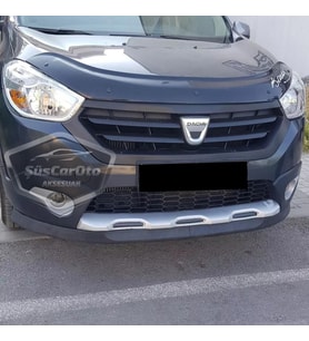 Dacia Dokker 2012-2022 Uyumlu Astra H lip Esnek Ön Lip 2 Parça Tampon Altı Dil Karlık Ön Ek