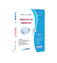 Egem Eğitim Yayınları AÖF 1. Sınıf Türk Dili ve Edebiyatı Güz Dönemi 1. Yarıyıl Konu Anlatımlı Soru Bankası (Çok Renkli)