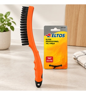 Northcity Tel Fırça Renkli Plastik Saplı 33 cm