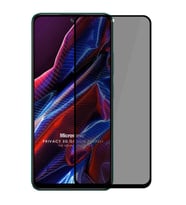 Microsonic Xiaomi Poco X5 5G Privacy 5D Gizlilik Filtreli Cam Ekran Koruyucu Siyah