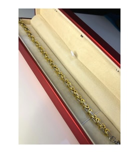 5mm Kral Erkek Çelik Sarı Beyaz Bileklik • Işıklı Kutuda • Sevgiliye • Eşe • Babaya Bileklik