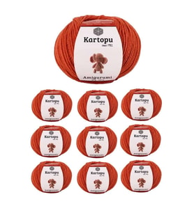 10 Adet Amigurumi El Örgü İpi 50gr 269