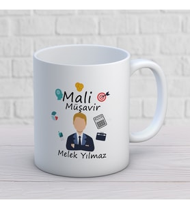 Kişiye Özel Meslek Mali Müşavir Hediyelik Kupa Bardak