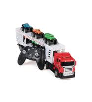 Oyuncak Uzaktan Kumandalı Araba Taşıyan Tır 35 cm - 6 Adet Mini Arabalı Set 1:32 Ölçek