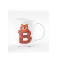 B Harfli Çocuklar Için Baskılı Kupa/bardak