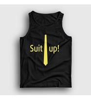 Presmono Unisex Siyah Suit Up How I Met Your Mother Atlet 195703tt