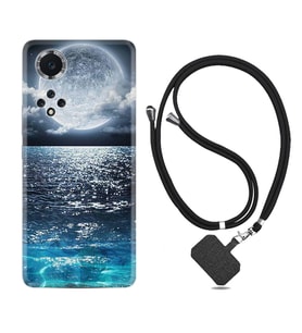 Huawei Nova Y70 Y90 Nova 9 SE  Kılıf Boyun Askılı Silikon Great Moon 1301
