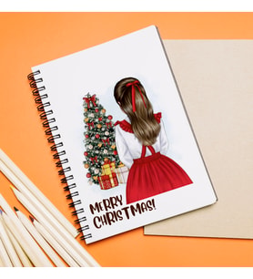 Mutlu Yıllar & Happy Christmas Yılbaşı Tasarımlı Defter