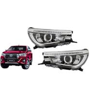 Toyota Hilux Revo Sağ Sol Ön Far Takımı Ledli 2016-2019