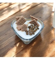 Kalpli Tabakta El Yapımı %100 Doğal Soya Wax Mum