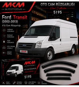 Ford Transit (2002-2013) 4'lü Mugen Cam Rüzgarlığı