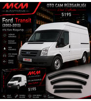 Ford Transit (2002-2013) 4'lü Mugen Cam Rüzgarlığı